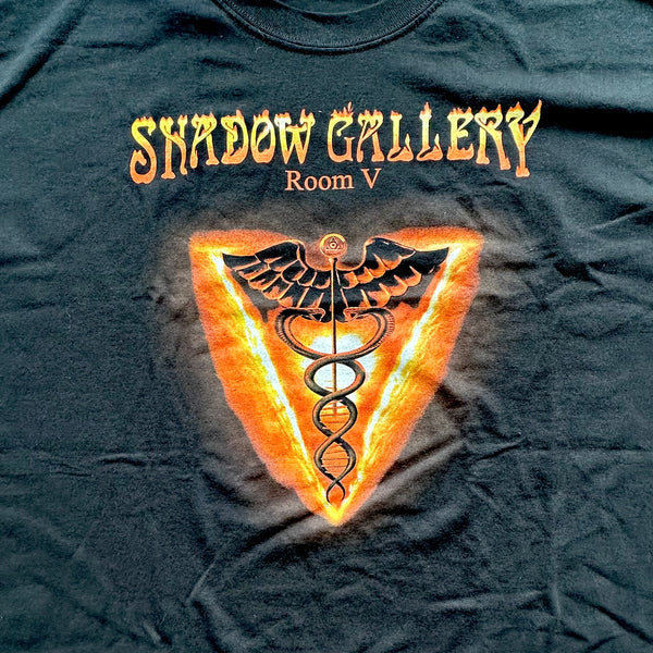 Shadow Gallery "Room V Logo" Black T-shirt