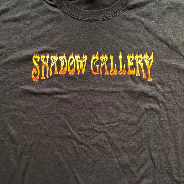 Shadow Gallery "Fire" Black T-shirt