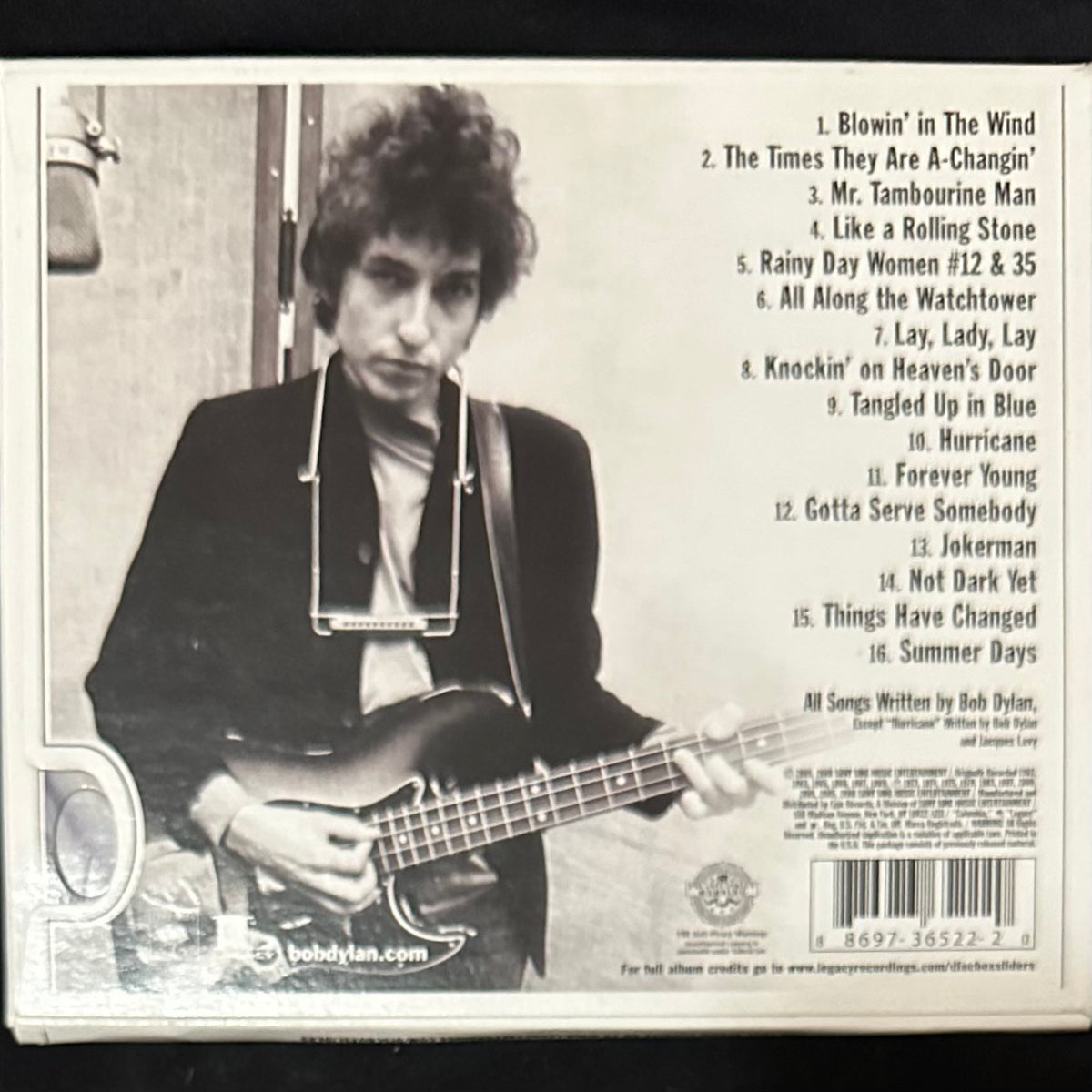 Bob Dylan "The Best Of Bob Dylan" CD – The Band Wagon USA