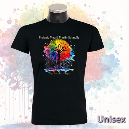 Melanie Mau & Martin Schnella "The Rainbow Tree" Black T-shirt