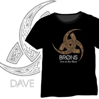 Dave Brons "Live In The Shire" T-Shirt (NEW ARTIST)