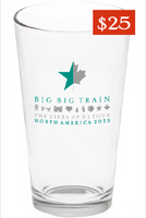 Big Big Train "The Likes of Us North America 2025" Beer Glass (NEW RELEASE)