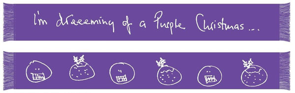 Steve Hogarth "I'm Dreeeming of a Purple Christmas" Scarf (NEW RELEASE)