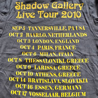 Shadow Gallery "2010 Tour" Tan T-shirt