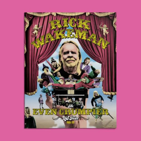 Rick Wakeman "The Even Grumpier US Tour 21/22" Tour Program