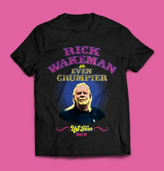 Rick Wakeman "The Even Grumpier US Tour 21/22" Tour Shirt